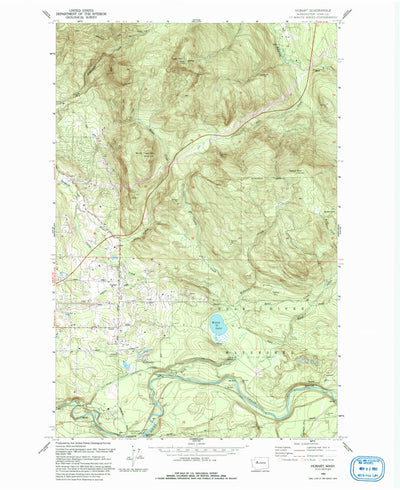 United States Geological Survey Hobart, WA (1993, 24000-Scale) digital map