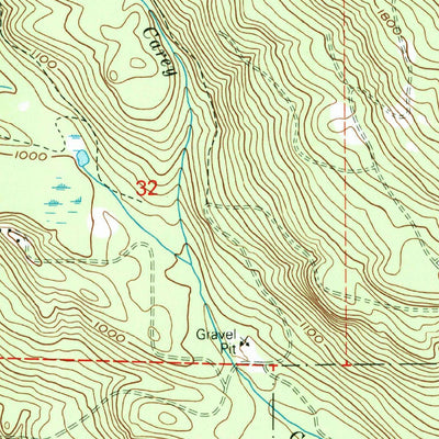 United States Geological Survey Hobart, WA (1993, 24000-Scale) digital map