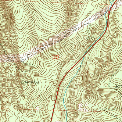 United States Geological Survey Hobart, WA (1993, 24000-Scale) digital map