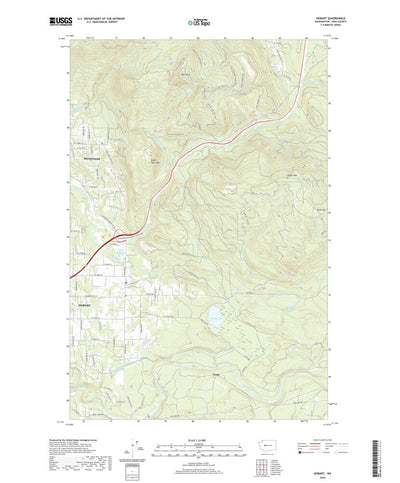 United States Geological Survey Hobart, WA (2020, 24000-Scale) digital map