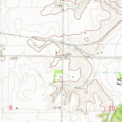 United States Geological Survey Hobarton, IA (1980, 24000-Scale) digital map