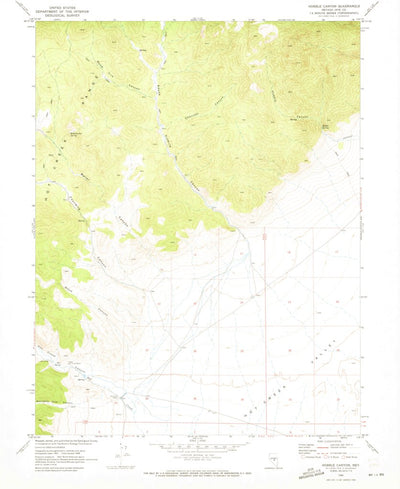 United States Geological Survey Hobble Canyon, NV (1968, 24000-Scale) digital map