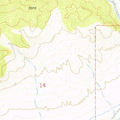United States Geological Survey Hobble Canyon, NV (1968, 24000-Scale) digital map