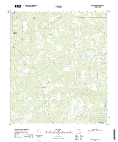 United States Geological Survey Hobbs Crossroads, FL (2021, 24000-Scale) digital map
