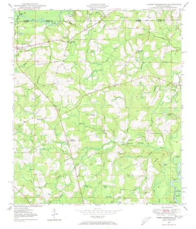 United States Geological Survey Hobbs Crossroads, FL-AL (1949, 24000-Scale) digital map