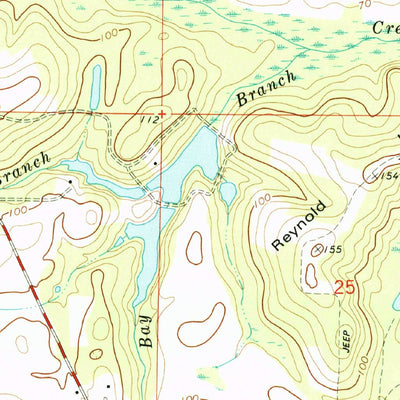 United States Geological Survey Hobbs Crossroads, FL-AL (1982, 24000-Scale) digital map