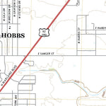 United States Geological Survey Hobbs East, NM (2020, 24000-Scale) digital map