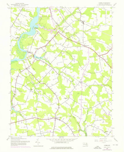 United States Geological Survey Hobbs, MD (1944, 24000-Scale) digital map