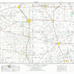 United States Geological Survey Hobbs, NM-TX (1954, 250000-Scale) digital map