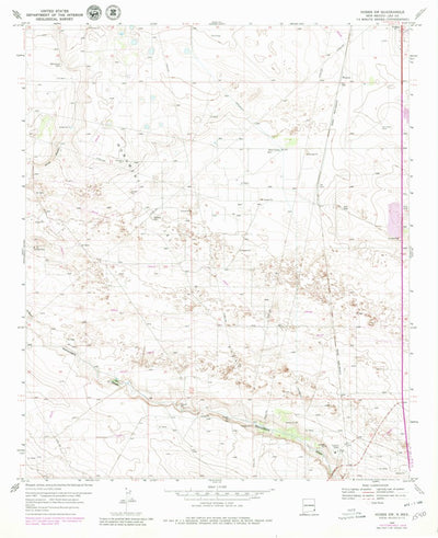 United States Geological Survey Hobbs SW, NM (1969, 24000-Scale) digital map
