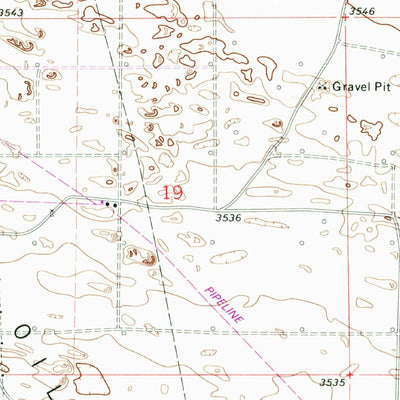 United States Geological Survey Hobbs SW, NM (1969, 24000-Scale) digital map