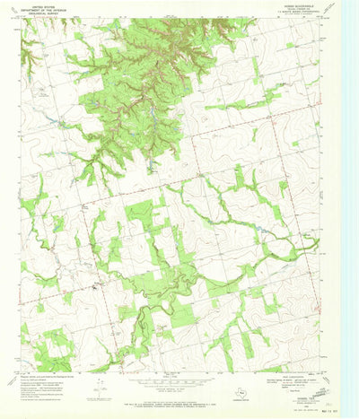 United States Geological Survey Hobbs, TX (1969, 24000-Scale) digital map