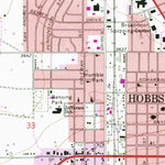 United States Geological Survey Hobbs West, NM (1969, 24000-Scale) digital map