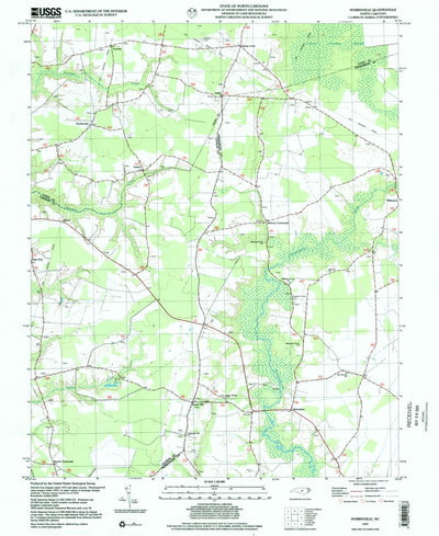 United States Geological Survey Hobbsville, NC (1997, 24000-Scale) digital map