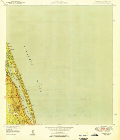 United States Geological Survey Hobe Sound, FL (1949, 24000-Scale) digital map