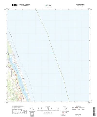 United States Geological Survey Hobe Sound, FL (2021, 24000-Scale) digital map