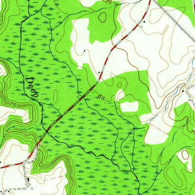 United States Geological Survey Hobgood, NC (1962, 24000-Scale) digital map