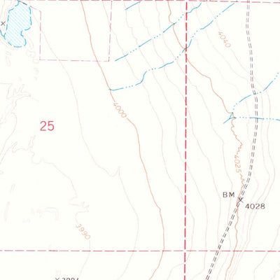 United States Geological Survey Hobo Canyon, NV (1972, 24000-Scale) digital map