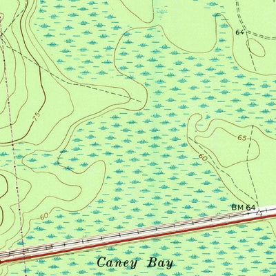 United States Geological Survey Hoboken East, GA (1966, 24000-Scale) digital map