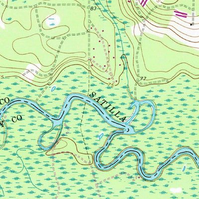 United States Geological Survey Hoboken West, GA (1967, 24000-Scale) digital map