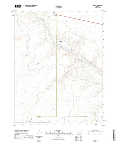 United States Geological Survey Hobson, CO (2022, 24000-Scale) digital map