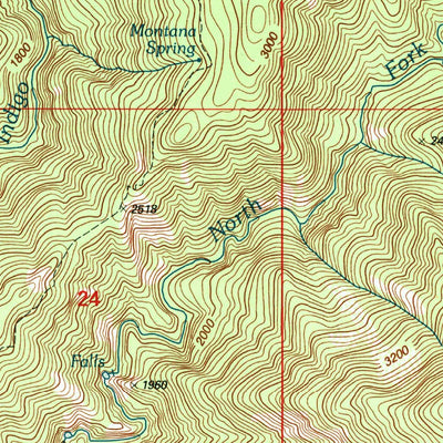 United States Geological Survey Hobson Horn, OR (1998, 24000-Scale) digital map