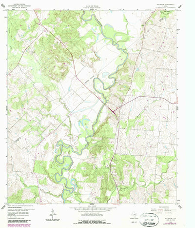 United States Geological Survey Hochheim, TX (1959, 24000-Scale) digital map
