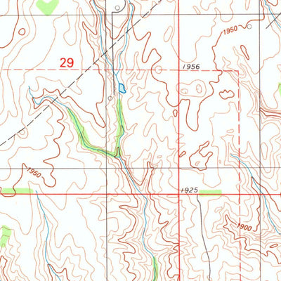 United States Geological Survey Hocker, OK (1987, 24000-Scale) digital map