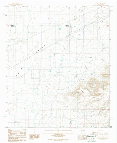 United States Geological Survey Hockett, NM (1989, 24000-Scale) digital map