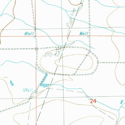United States Geological Survey Hockett, NM (1989, 24000-Scale) digital map