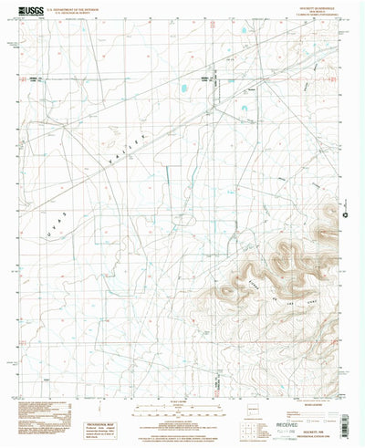 United States Geological Survey Hockett, NM (1996, 24000-Scale) digital map
