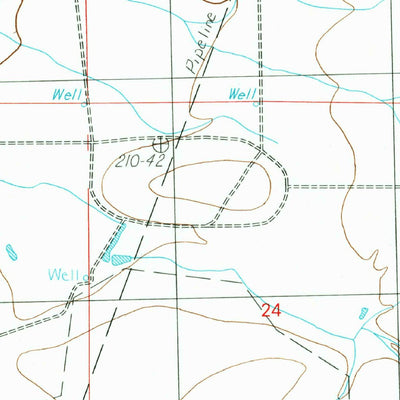 United States Geological Survey Hockett, NM (1996, 24000-Scale) digital map