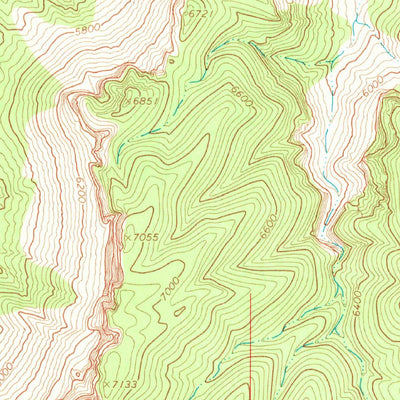 United States Geological Survey Hockey Puck Spring, AZ (1967, 24000-Scale) digital map