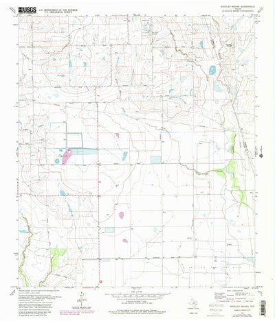 United States Geological Survey Hockley Mound, TX (1971, 24000-Scale) digital map
