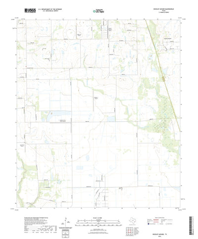 United States Geological Survey Hockley Mound, TX (2022, 24000-Scale) digital map