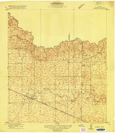 United States Geological Survey Hockley, TX (1916, 24000-Scale) digital map