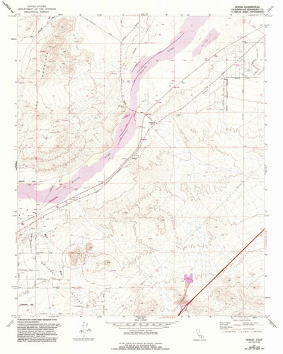 United States Geological Survey Hodge, CA (1971, 24000-Scale) digital map