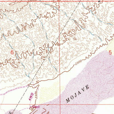 United States Geological Survey Hodge, CA (1971, 24000-Scale) digital map
