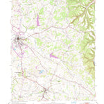 United States Geological Survey Hodgenville, KY (1953, 24000-Scale) digital map