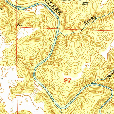 United States Geological Survey Hodges, AL (1949, 24000-Scale) digital map
