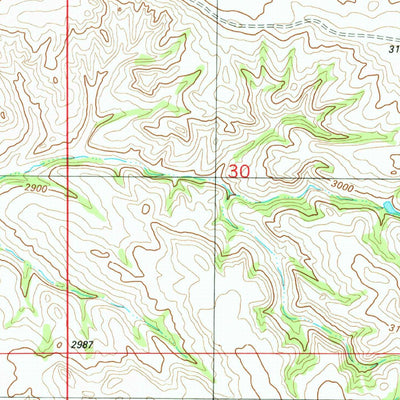 United States Geological Survey Hodges SE, MT (1982, 24000-Scale) digital map