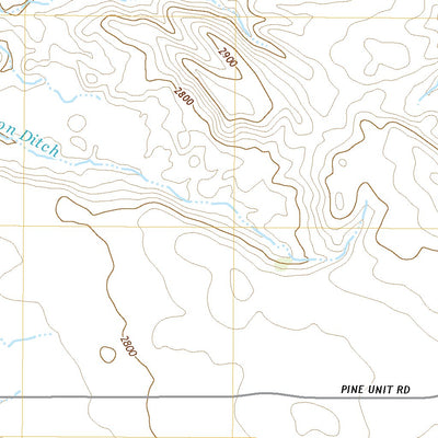 United States Geological Survey Hodges SW, MT (2020, 24000-Scale) digital map
