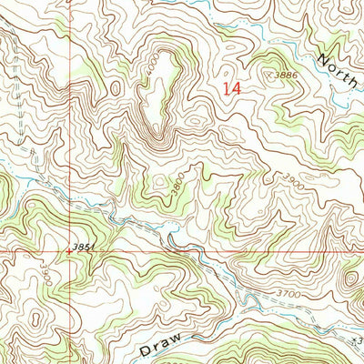 United States Geological Survey Hodsdon Flats, MT (1966, 24000-Scale) digital map