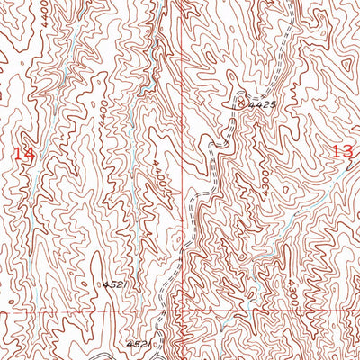 United States Geological Survey Hoe Ranch, WY (1953, 24000-Scale) digital map