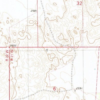 United States Geological Survey Hofeld Lake, NE (1982, 24000-Scale) digital map