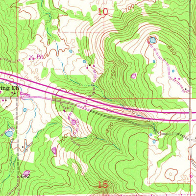 United States Geological Survey Hoffman, OK (1962, 24000-Scale) digital map
