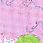 United States Geological Survey Hoffman, OK (1962, 24000-Scale) digital map