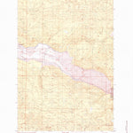 United States Geological Survey Hoffstadt Mountain, WA (1983, 24000-Scale) digital map