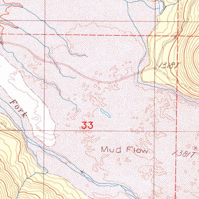 United States Geological Survey Hoffstadt Mountain, WA (1983, 24000-Scale) digital map
