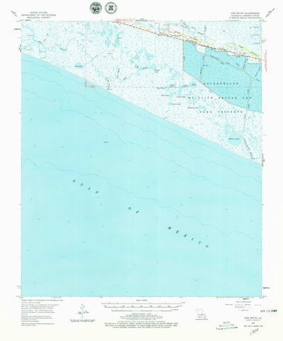 United States Geological Survey Hog Bayou, LA (1955, 62500-Scale) digital map